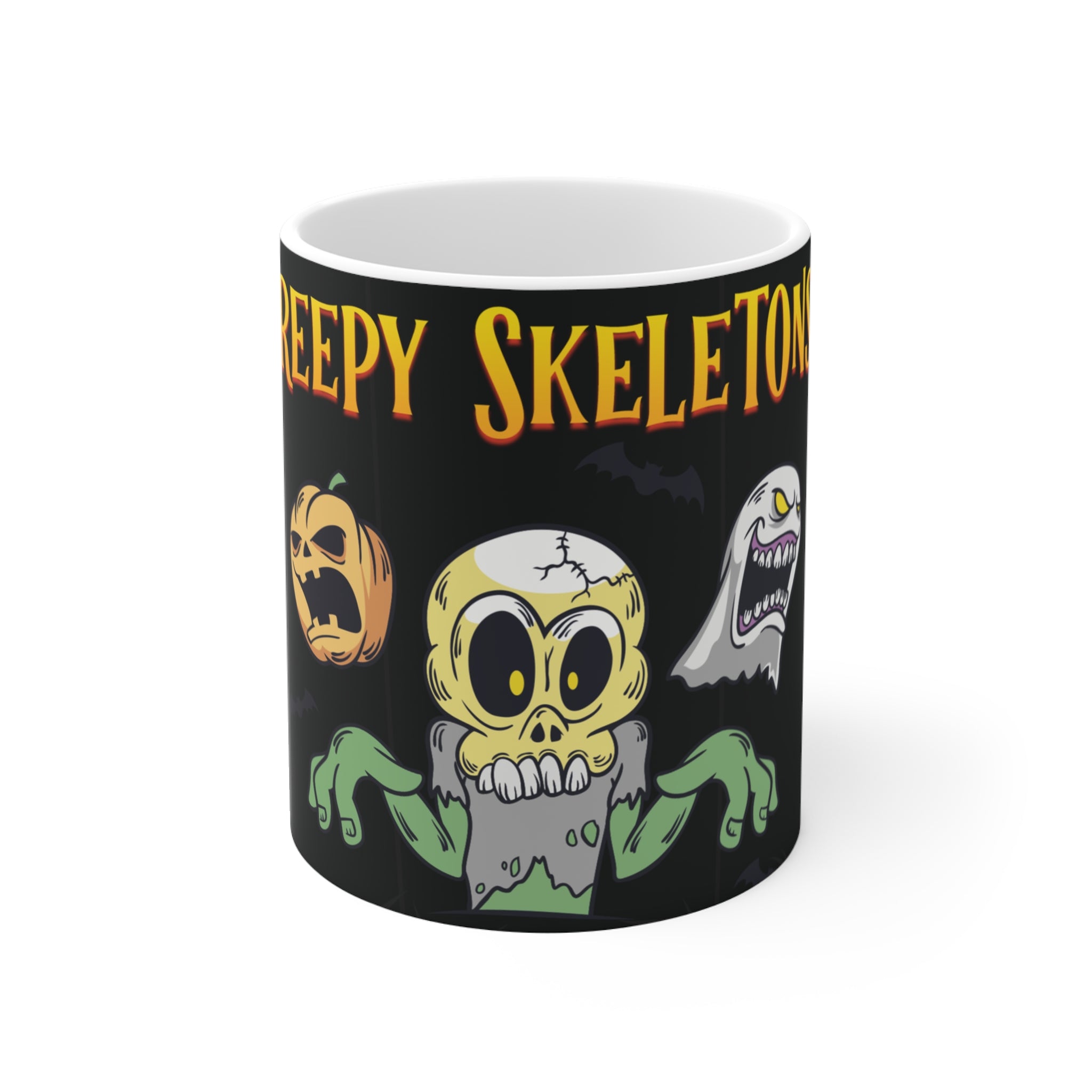 Creepy Skeletons Halloween | Spooky Night Fun | Mug